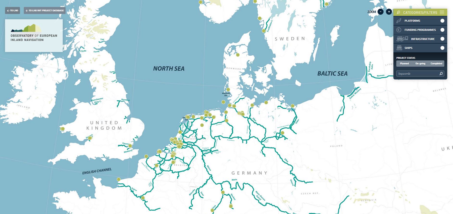 LNG map